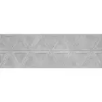 Lenox Grey Triangle Decor 40x120