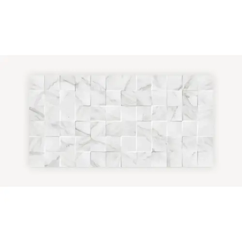 Luxor Mosaik 3D White 25x75